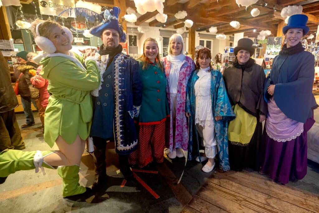 Une équipe de 30 bénévoles animent les promenades de Noël de Wesserling