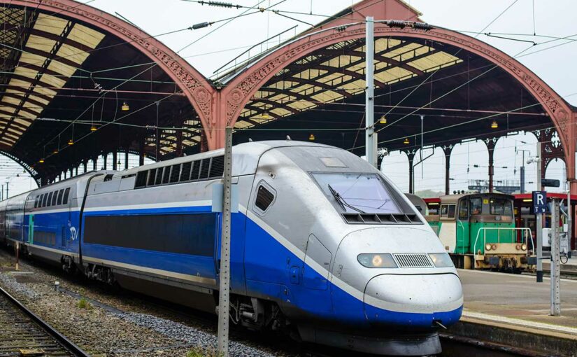 Un TGV en gare de Strasbourg
