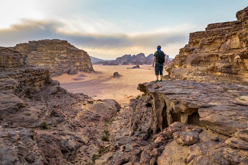 Le désert de Wadi Rum en Jordanie