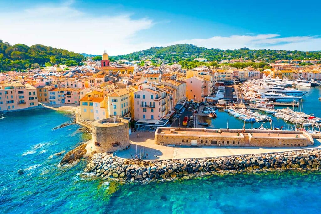 La ville de Saint-Tropez