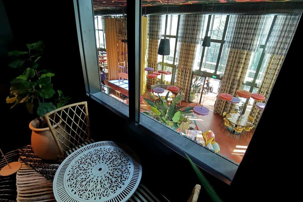 Le bow window de notre chambre