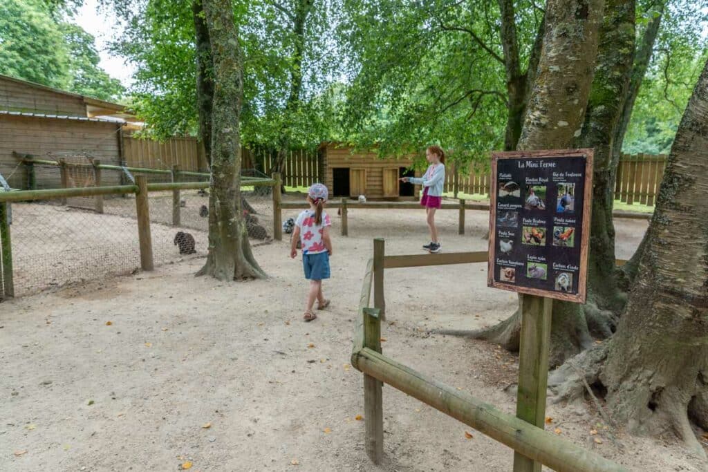 La mini-ferme du parc animalier de Montaigu