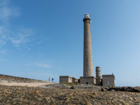 Grimper au sommet du phare de Gatteville
